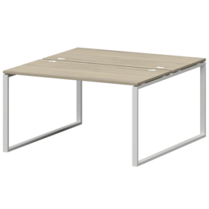 Бенч двойной на металлокаркасе Смарт СМС2-О-14К.149.Пр25 Кронберг/Белый