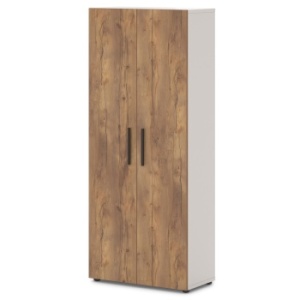 Шкаф для документов высокий широкий T-641 Лавана - Lavana цвет Таксония медовая и Бежевый песок