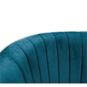 Стул Бекширд, тихий океан/ белый муар с золотом