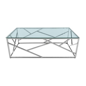 Стол Арт Деко 120 x 60 серебро