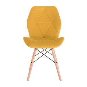Стул Rio, желтый, велюр