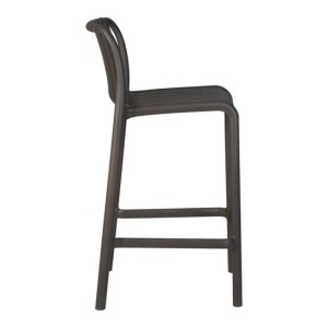 Стул полубарный Фаро, темно-серый