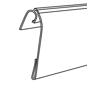 Ценникодержатель NS39 прозрачный, 1000 мм, на корзины из металлических прутьев цена 114 ₽ Ценникодержатель NS39 прозрачный, 1000 мм, на корзины из металлических прутьев