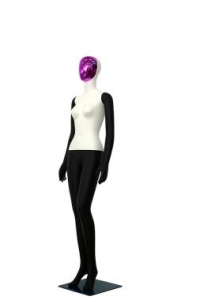 SS-FGC001 Манекен женский глянцевый без лица комбинированный