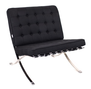 Диван офисный Everprof Barcelona-1 Ткань Черный