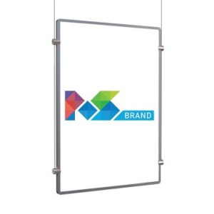 Световая панель Гласфрейм двусторонняя подвесная А0