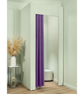 Штора Канвас в примерочную (фиолетовый) 2350 мм цена 1 700 ₽ Штора Канвас в примерочную (фиолетовый) 2350 мм