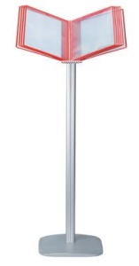 Перекидная система на стойке 1,0 м. 55° 10 рамок (Красный)