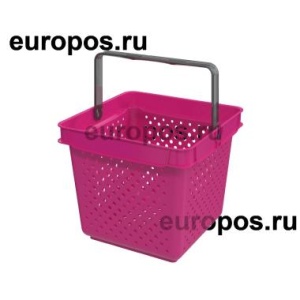 Корзина пластиковая QUADRO, 10 литров, цвет фуксия