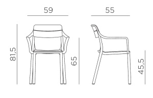 Кресло пластиковое Cassia кактус