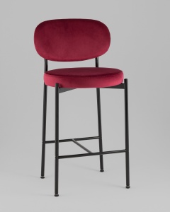 Стул полубарный Бриф VD велюр винный 2 шт.
