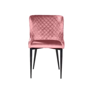 Стул Jazz ромб бархат пудровый