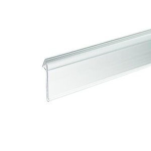 Ценникодержатель полочный самоклеящийся NO39 прозрачный, 1000 мм