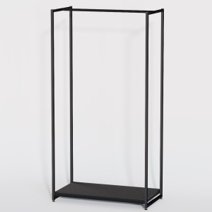 Стеллаж для одежды в стиле лофт A1790-02-ЧЧ