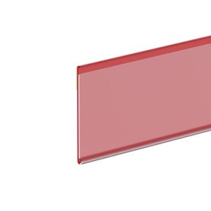 Ценникодержатель DBR39 красный, 1000 мм, на вспен. скотче