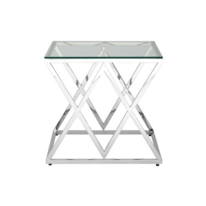 Журнальный стол Инсигния 55 x 55 серебро