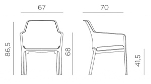 Кресло пластиковое Nardi Net Relax