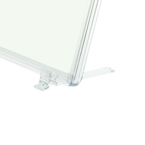 Стойка на подставках BASE-75 с рамкой PF-A4, цвет прозрачный