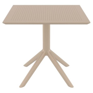 Стол пластиковый Sky Table бежевый