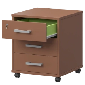 Тумба подкатная Арго АТЛ-03 Терракота