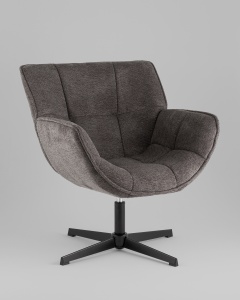 Кресло Konfele темно-серый шенилл