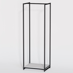 Стеллаж для одежды в стиле Лофт A1760-02-ЧБ