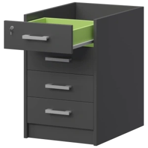 Каркас тумбы приставной Арго АТ2-07 Антрацит