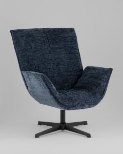 Кресло Hyfel темно-синий шенилл
