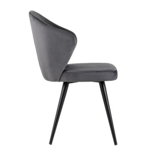 Стул Танго, велюр серый