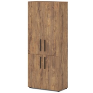 Шкаф для документов высокий широкий T-673 Лавана - Lavana цвет Таксония медовая