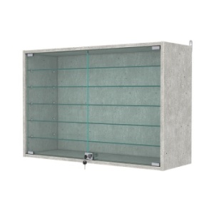 Витрина настенная №3-5АГ, Метрополитан Грей