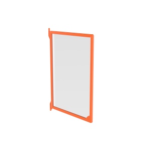Рамка пластиковая для перекидной системы INFOFRAME-A4 , цвет оранжевый