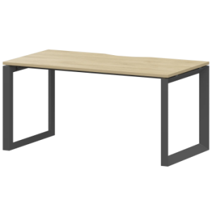 Стол на металлокаркасе Аргентум-МП НТМП.О-140 Баттл Рок/Антрацит