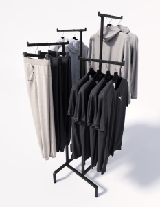 Вешало 4х-стороннее CROCE NERO с регулировкой высоты