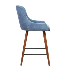 Полубарный стул Mint, велюр Verona 27, красное дерево