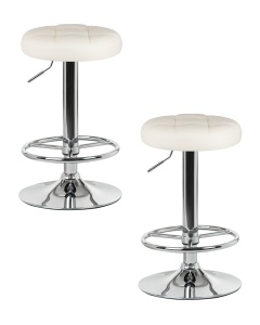 Набор 2 шт Табурет барный DOBRIN BRUNO, кремовый
