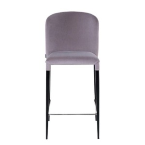 Стул полубарный Albert в шортиках серый