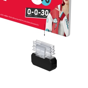 Компактный магнитный держатель MAGNET-SGT-MINI под углом 90° к поверхности, цвет черный