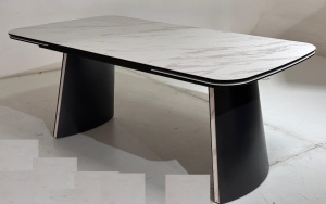 Стол ВАЛЬДЕМАР (VALDEMAR) 180 цвет KL-99 итальянская керамика, стекло/ Темно-серый/Kl-99, ®DISAUR