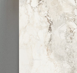 Стол ПУАНТО 200 цвет КРЕМ (BRECHA CREMA ELEGANCE), керамика / Латте каркас