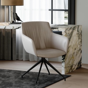 Полукресло Sofia, иск.кожа soft-touch, серый