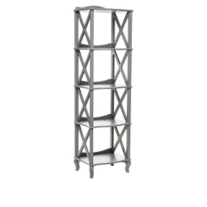 Этажерка-стеллаж Leset "Джульетта-4" цвет Серый ясень