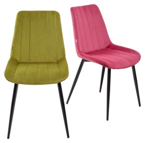 Стул ФЛИП (FLIP) фуксия, велюр G108-43