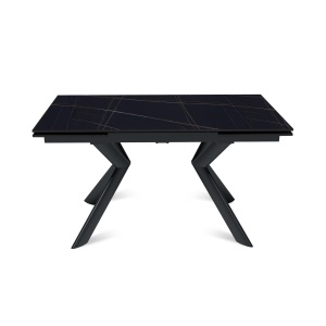 Стол раскладной Бридж (140+40+40), керамика матовая Black Gold