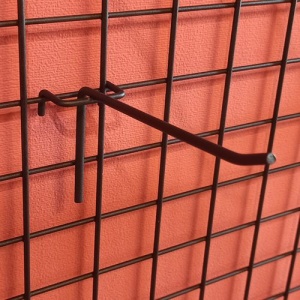 DSN 291-S-BL \ Крючок одинарный на решетку (L-150, d-5мм)