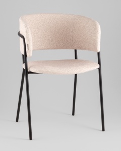 Кресло Нэлли New буклированный велюр бежевый