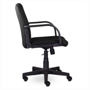 Кресло BRABIX "Top MG-333", с подлокотниками, кожзам, черное, 532553