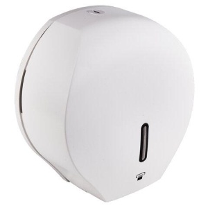 Диспенсер для туалетной бумаги LAIMA PROFESSIONAL BASIC (Система T2), малый, белый, ABS-пластик, 606682