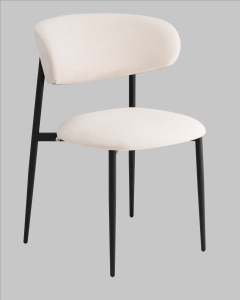 Стул Килиан велюр молочный