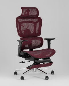 Кресло офисное TopChairs Nimbus бордовый